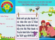 Thông báo về tổ chức Lễ khai giảng online Thông báo về tổ chức Lễ khai giảng online